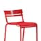 Flash Furniture Red All-Weather Steel Bar Stool XU-CH-10318-B-RED-GG - alternate 2